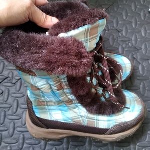 North face girls snow boots size 13
